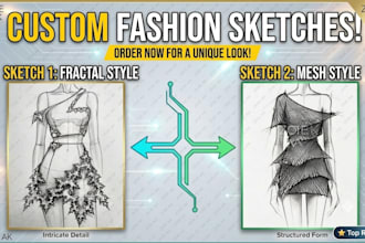 create clothing design with teach pack