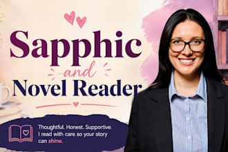 be your sapphic beta reader and beta read your novel
