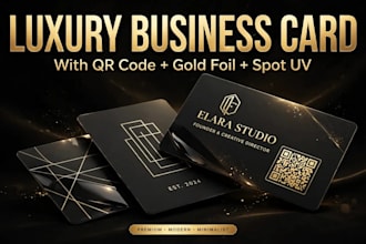design modern luxury business card and stationery