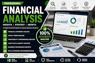 do professional financial analysis ratio analysis and business report