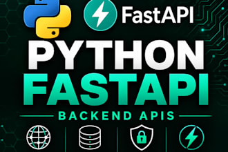 build scalable python fastapi backend apis and web services