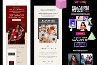 design a creative branded email template