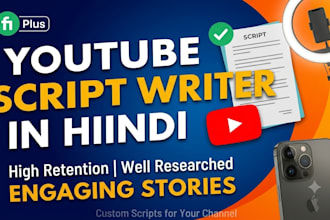 write amazing youtube and instagram scripts