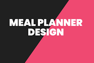 design meal plan schedule