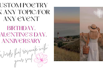 write beautiful custom poetry