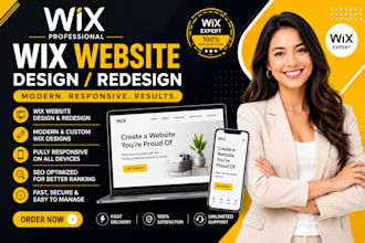 design wix website redesign wix ,wix website and build responsive wix site