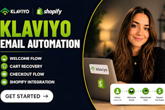 setup klaviyo shopify integration email automation welcome flow checkout