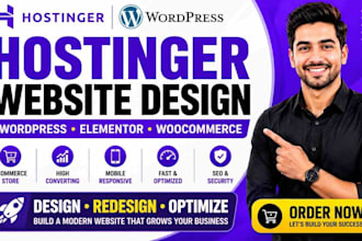 hostinger website design hostinger wordpress hostinger expert hostinger redesign