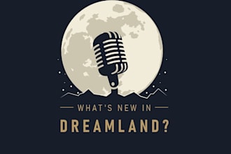 design a professional podcast cover art and podcast logo