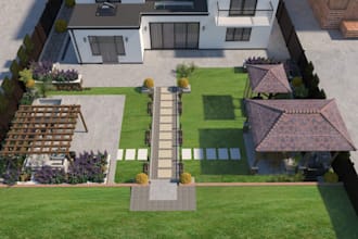 provide professional landscape design and garden 3d visualization
