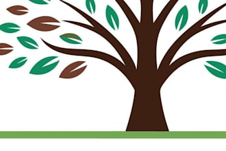 design modern tree logo