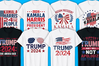 do political t shirt design political campaign logo for your