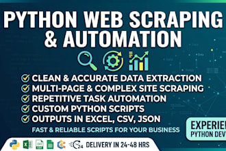 write python scripts, automate tasks, and fix python bugs
