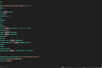 code any python script as needed with or without gui