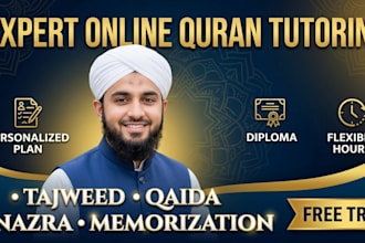 your top quran tutor,tutoring with tajveed,qaida,nazra,