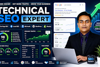 do technical, on page, local SEO , website audit to rank on google