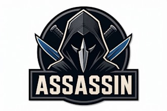 create wonderful and excellent asassin logo design