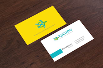 design print ready double sided business cards
