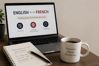 translate, proofread and edit english and french documents