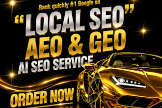 rank higher on google maps ai search with aeo, GEO, local SEO backlinks