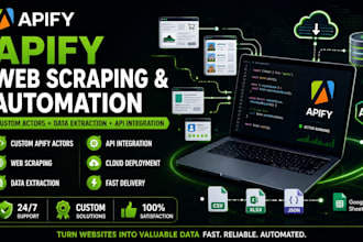 create apify actors for web scraping and automation