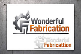 create wonderful and excellent fabrication logo design