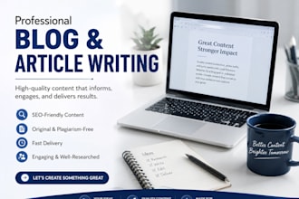 write engaging blog posts, articles, and web content