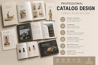design product catalog, lookbook sell sheet, fashion catalogue