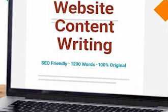 write professional website content for bussiness and services