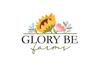 design watercolor or feminine floral logo