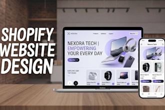 a professional shopify store