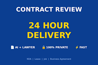 review and summarize your contract using ai and legal expertise