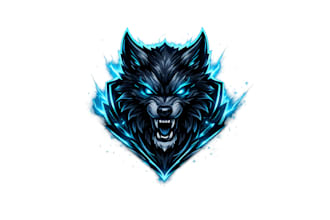 make a premium gaming logo for streamers and gamers