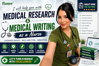 do your medical research and medical writing as a nurse