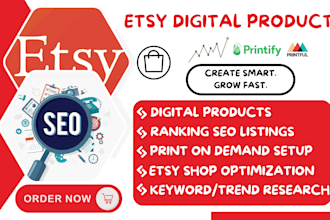 design etsy digital products canva templates planners and printables