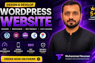 design a responsive wordpress landing page using elementor