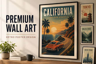 design vibrant vector posters and wall art