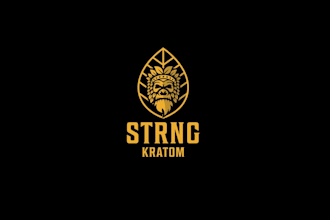 design modern bold kratom brand logo