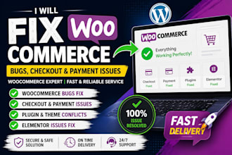 fix woocommerce bugs, checkout and payment issues