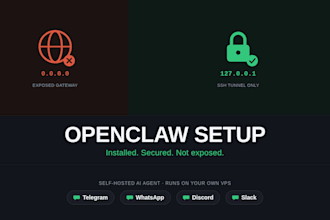 install secure openclaw setup of ai agent on vps or mac mini open claw clawdbot
