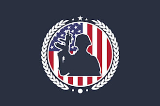 do stunning military army patch logo and badge
