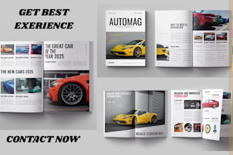 design industrial electronics machinery auto parts catalog, brochure, manual