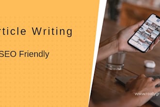 do SEO article writing and blo