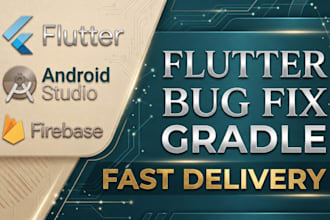 fix android studio, gradle and flutter build errors