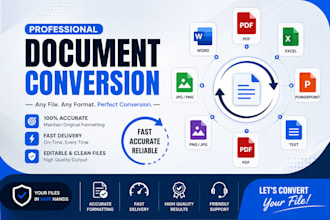 convert PDF, word, excel, jpg and other files