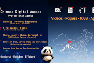 access chinese digital content videos papers 1688 products and apps