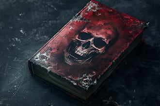 design horror book cover, ebook cover and kdp cover