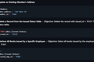 write sql queries for your microsoft sql server database