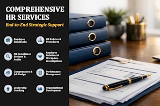 be your strategic HR consultant and business partner