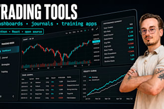 build your custom trading tool, dashboard or training app in python